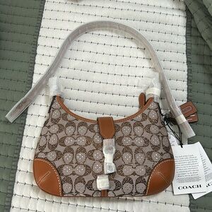 The Coach Originals Hamptons 2005 Crystal Signature Jacquard Hobo Bag